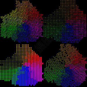 彩虹像素素材一组彩虹摘要背景多彩电脑技术立方体推介会杂志光谱音乐派对工作室卡片背景