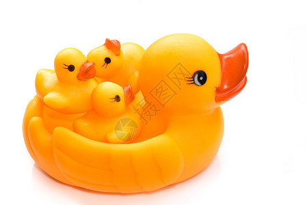 小鸭子玩具黄橡皮鸭水池小鸭子黄色乐趣淋浴孩子漂浮橙子洗澡鸭子背景
