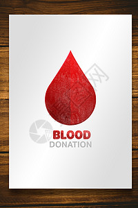 献血综合图象数字诊所木板血液白色床单保健橡木医学样本背景图片