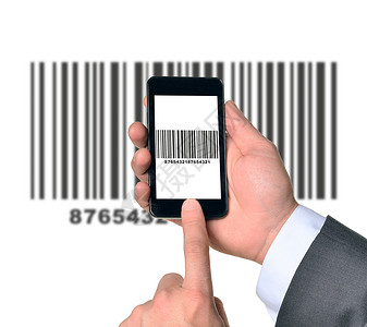 网上交易使用智能手机的商务人士手指商务概念人士衬衫触摸屏数字电话代码电子产品背景