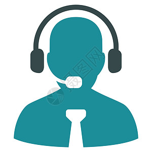 线控耳机图标支持聊天聊天图标顾问代理人技术中心顾客男人帮助电话麦克风讲话背景