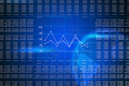 带有地球和图表的简要背景背景图片