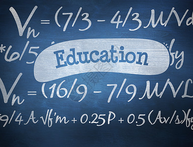 反蓝黑板教育一个字物理数学理论方程流行语功能学校学习大学背景图片