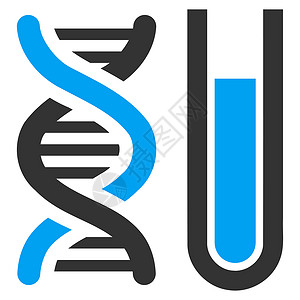 医学图标遗传分析图标化学实验医疗蓝色dna工程基因组药品字形螺旋背景