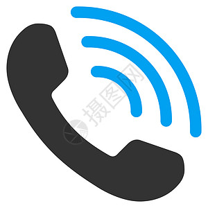 拨打电话图标电话呼叫图标字形营销噪音帮助电讯体积蓝色听筒信号热线背景