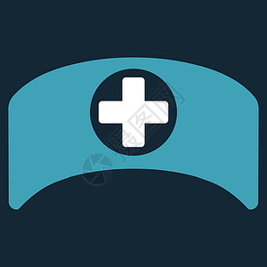 Cap医生章图标白色护士医师背景保健字形医疗卫生护理人员救护车背景图片