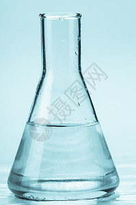 灯泡玻璃容器含有液体的化学玻璃灯泡背景