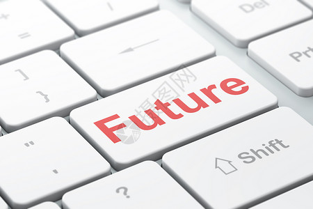 时间概念 未来在计算机键盘背景上按钮小时年表倒数历史红色展示运动钥匙日程背景图片