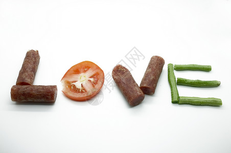 番茄味字体食物信息爱猪肉蔬菜学习小吃收藏香肠午餐语言美食字体背景