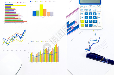 业务分析库存图表办公室经济报告金融贸易投资收益生长图片素材