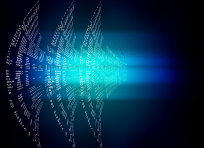 蓝色圆点线条数字摘要背景材料代码电子网络蓝色电脑插图线条黑色数据数字化背景