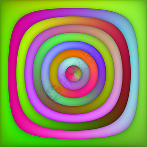 光速多彩绿色粉色形状渐变共心圆环形摘要背景背景图片