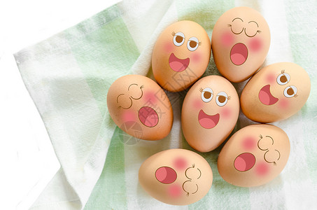 喂小鸡表情鸡蛋在表情脸背景