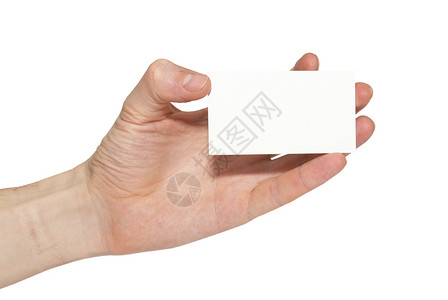 汉卡空白灰卡广告拇指边界会议卡片手指办公室男人问候语推介会背景图片