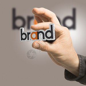 Brand - 公司身份概念上的高清图片素材