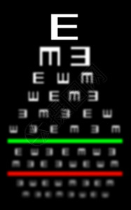 视力概念  视力差近视塑料眼镜卫生配镜师验光黑色光学眼科测试关心高清图片素材
