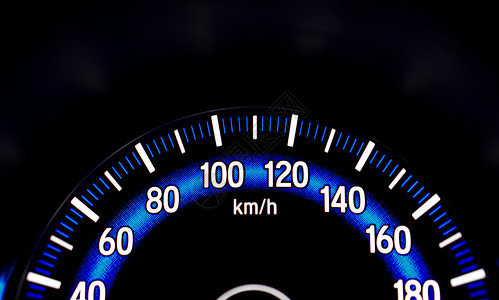 蓝色汽车海报现代汽车控制车牌仪表板海报测量汽车转速表车辆传单技术展示车速奢华背景
