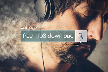 Free mp3 下载网络搜索栏术语表背景图片