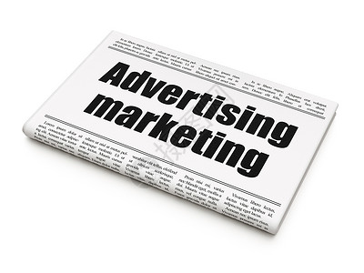 营销概念 报纸头条标题 广告营销公关高清图片素材