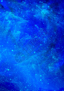 无限恒星场的一小部分插图气体行星紫色星云科学乳白色蓝色星系灰尘背景图片