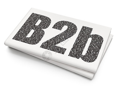 B2B金融概念 关于空白的B2b背景