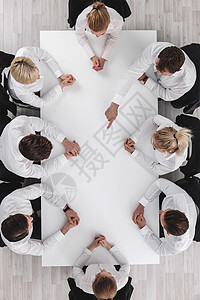 工商界人士参加会议合作头脑商界女性办公室职业商务白色公司同事团队高清图片素材