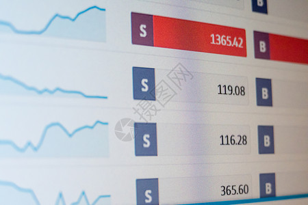 在线交易股票电脑货币技术经济生长数据交换外汇商业金融屏幕高清图片素材