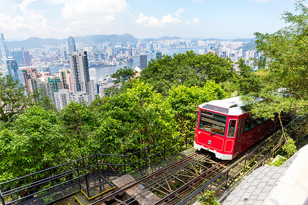 香港高山地环城观高清图片