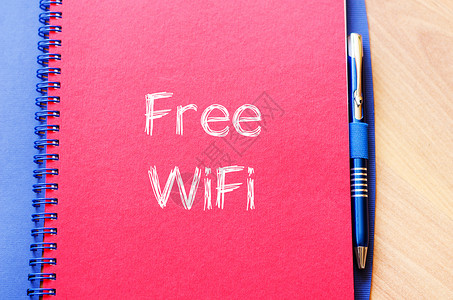 wifi热点笔记本上自由Wifi文本概念商业网络动机教育服务数据电脑电子网站热点背景