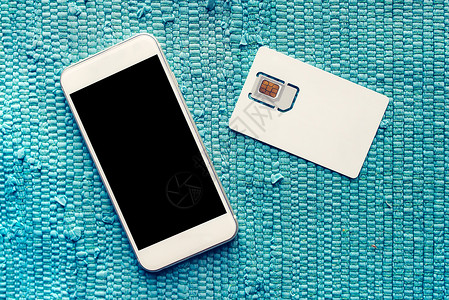 卫星电话带空白屏幕的智能手机和移动电话SIM卡服务芯片移动订户集成电路鉴别技术系统电子产品通信背景
