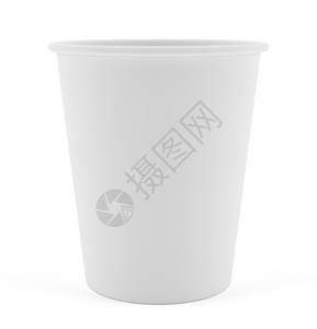 杯子通用文本框白纸杯快关门了厨房塑料空白杯子垃圾白色3d用具产品纸板背景