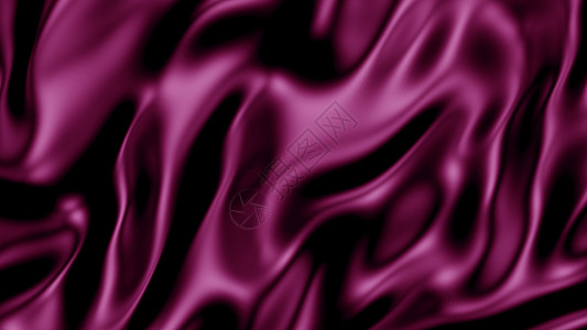 3D 插图抽象红色背景血块材料装饰品丝绸技术抛光海浪背景图片