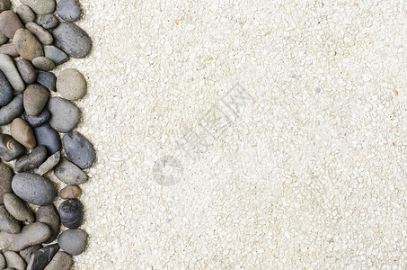 砾石背景上的小石头灰色碎石岩石地面白色黑色卵石背景图片