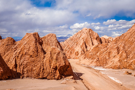 火星谷红色的国家公园高清图片