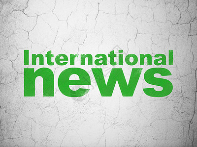 国际新闻背景视频在背景墙上的新闻概念国际新闻水泥杂志插图通讯绿色垃圾灰色膏药文章古董背景