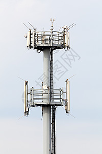 电讯天线播送信号宽带微波建造车站线条广播网络数据背景图片