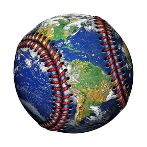 地球棒球星球背景图片