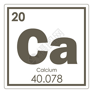 钙化学元素极客原子公式科学背景图片
