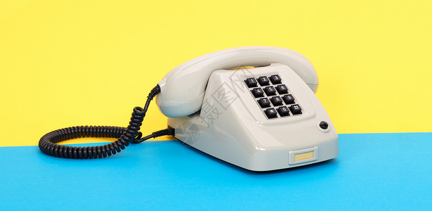 旧灰色电话蓝色黑色手机电缆服务台渲染耳机拨号商业桌子优质的高清图片素材