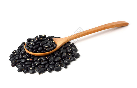 豌豆种子白底黑豆黑豆营养植物生产饮食食物农业种子粮食蔬菜背景