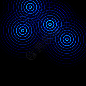 黑蓝 抽象背景的烟花圈背景图片
