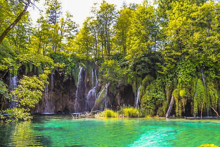 普利特维采湖著名的受欢迎的高清图片