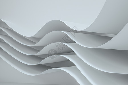 曲线几何3d 渲染曲线纸颜色背景线条插图丝带创造力海报空白几何学剪纸圆形图层背景