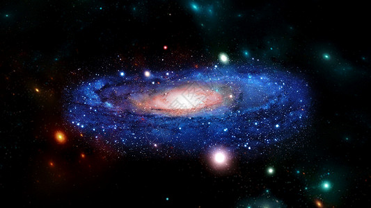 星形成区域行星星系宇宙星空夜空银河系与宇宙中的恒星和空间尘埃长曝光照片与颗粒橙子星云科幻星域星团辉光木星星星科学太阳背景