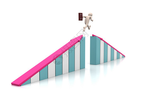粉色向上楼梯跳过图形字符的人插图生长挑战商业数字柱子投资跑步图表楼梯背景
