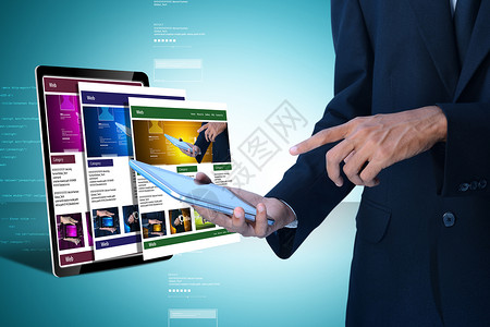 商务网站背景商务人士显示 web pag展示网络男性技术商业屏幕网址数据主页速度背景