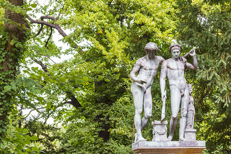 柏林史洛斯加登夏洛滕堡雕像高清图片