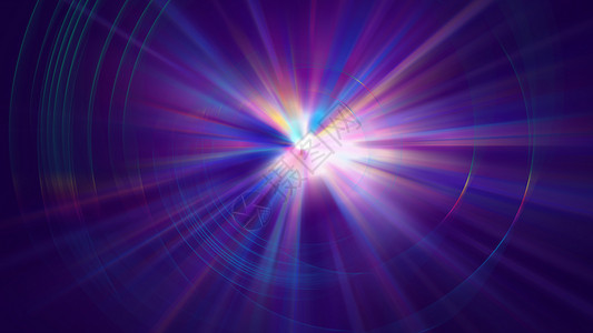 五颜六色的星系与明亮的 rays3d 渲染背景计算机生成的背景星云科学黑色射线天文学天文插图天空艺术速度背景