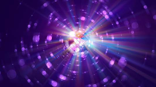 五颜六色的星系与明亮的 rays3d 渲染背景计算机生成的背景射线天空宇宙星云天文黑色星星火花辉光科学背景