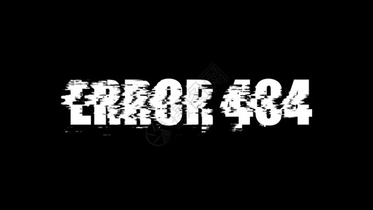 404报错界面错误字母 404 文本在 black3d 渲染背景计算机上为 gamin 生成噪声背景